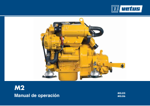 Manual de uso Vetus M2.02 Motor de barco