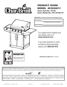 Manual Char-Broil 463224611 Barbecue