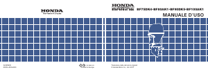 Manuale Honda BF100AK1 Motore fuoribordo