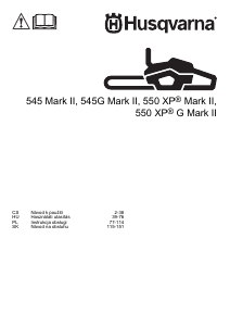 Manuál Husqvarna 545 Mark II Motorová pila