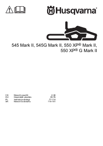 Használati útmutató Husqvarna 550 XP G Mark II Láncfűrész