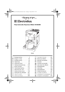Kullanım kılavuzu Electrolux ECG6200 Espresso makinesi