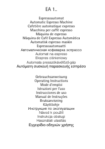 Bedienungsanleitung Electrolux EEA130 Espressomaschine