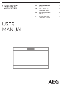 Handleiding Electrolux AHB520E1LW Vriezer