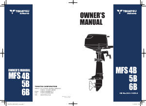Manual Tohatsu MFS4B Outboard Motor