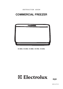 Manual Electrolux CB425GL Freezer