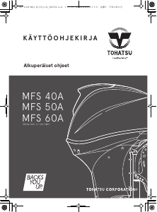 Käyttöohje Tohatsu MFS50A Perämoottori