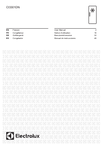 Manual de uso Electrolux CI3301DN Congelador