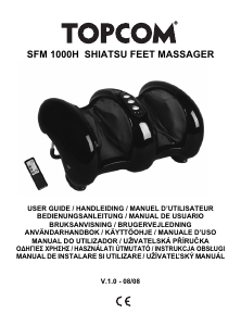 Manual Topcom SFM-1000H Aparat de masaj