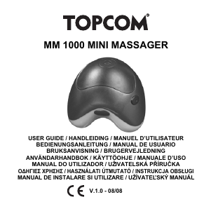 Handleiding Topcom MM 1000 Massageapparaat