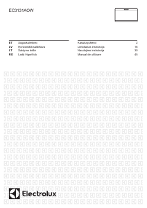 Rokasgrāmata Electrolux EC3131AOW Saldētava