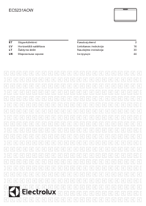 Rokasgrāmata Electrolux EC5231AOW Saldētava