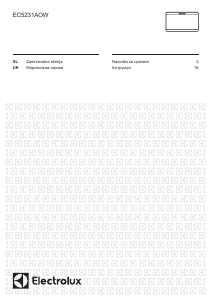 Priročnik Electrolux EC5231AOW Zamrzovalnik