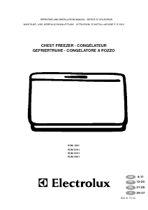 Manual Electrolux ECM1951 Freezer