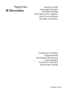 Használati útmutató Electrolux ECM22131W Fagyasztó