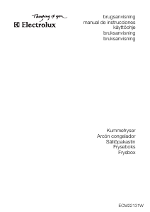 Bruksanvisning Electrolux ECM22131W Fryser