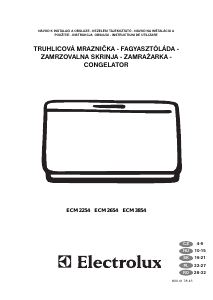 Manuál Electrolux ECM2254 Mraznička