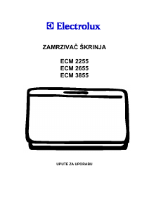 Priručnik Electrolux ECM2255 Zamrzivač