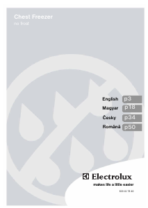 Használati útmutató Electrolux ECM2471 Fagyasztó