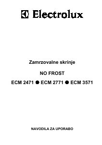 Priročnik Electrolux ECM2471 Zamrzovalnik