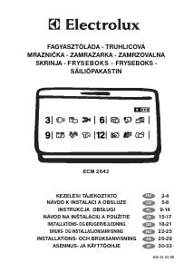 Instrukcja Electrolux ECM2642 Zamrażarka