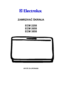 Priručnik Electrolux ECM2658 Zamrzivač