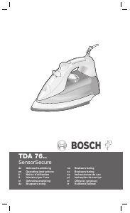 Bruksanvisning Siemens TB76EXTREM Strykjärn