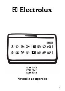 Priročnik Electrolux ECM3042 Zamrzovalnik