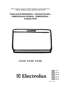 Használati útmutató Electrolux ECM3854 Fagyasztó