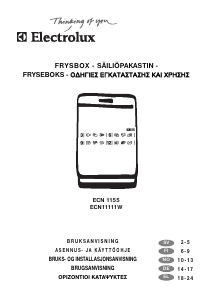 Εγχειρίδιο Electrolux ECN1155 Καταψύκτης