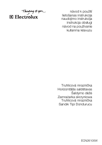 Rokasgrāmata Electrolux ECN26105W Saldētava