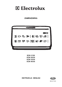 Instrukcja Electrolux ECN4058 Zamrażarka