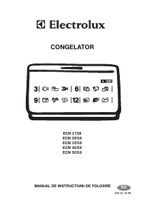 Manual Electrolux ECN4058 Congelator