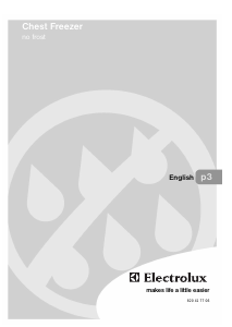 Manual Electrolux ECS2070 Freezer