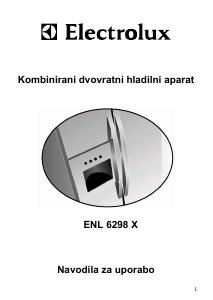 Priročnik Electrolux ENL6298X Zamrzovalnik