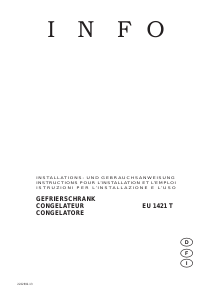 Mode d’emploi Electrolux EU1421T Congélateur