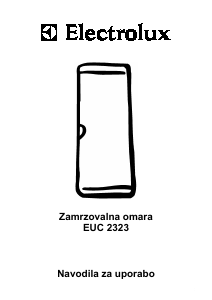 Priročnik Electrolux EUC2323 Zamrzovalnik