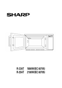 Brugsanvisning Sharp R-23AT Mikroovn