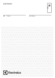 Manual Electrolux EUE7000W1 Freezer