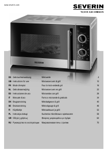 Mode d’emploi Severin MW 7862 Micro-onde