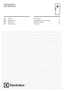 Посібник Electrolux EUF2042AOW Морозильна камера