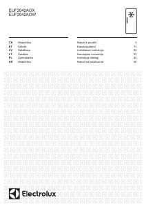 Instrukcja Electrolux EUF2042AOX Zamrażarka