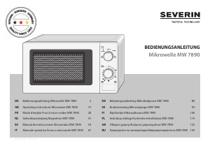 Manual de uso Severin MW 7890 Microondas