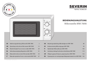 Manual de uso Severin MW 7891 Microondas