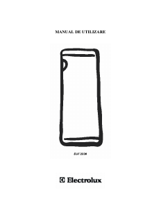 Manual Electrolux EUF2330 Congelator