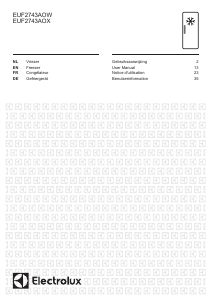 Mode d’emploi Electrolux EUF2743AOW Congélateur