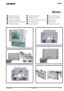 Handleiding Siemens REV24 Thermostaat