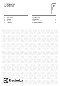 Manuál Electrolux EUF2744AOX Mraznička