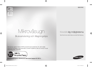 Bruksanvisning Samsung GE87MC Mikrovågsugn