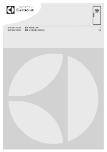 Mode d’emploi Electrolux EUF2947GOX Congélateur